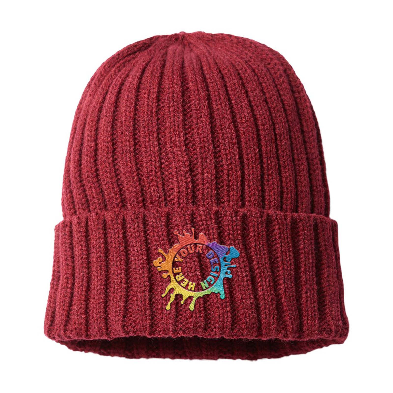 Embroidered Atlantis Headwear Sustainable Cable Knit - Mato & Hash