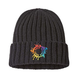 Embroidered Atlantis Headwear Sustainable Cable Knit