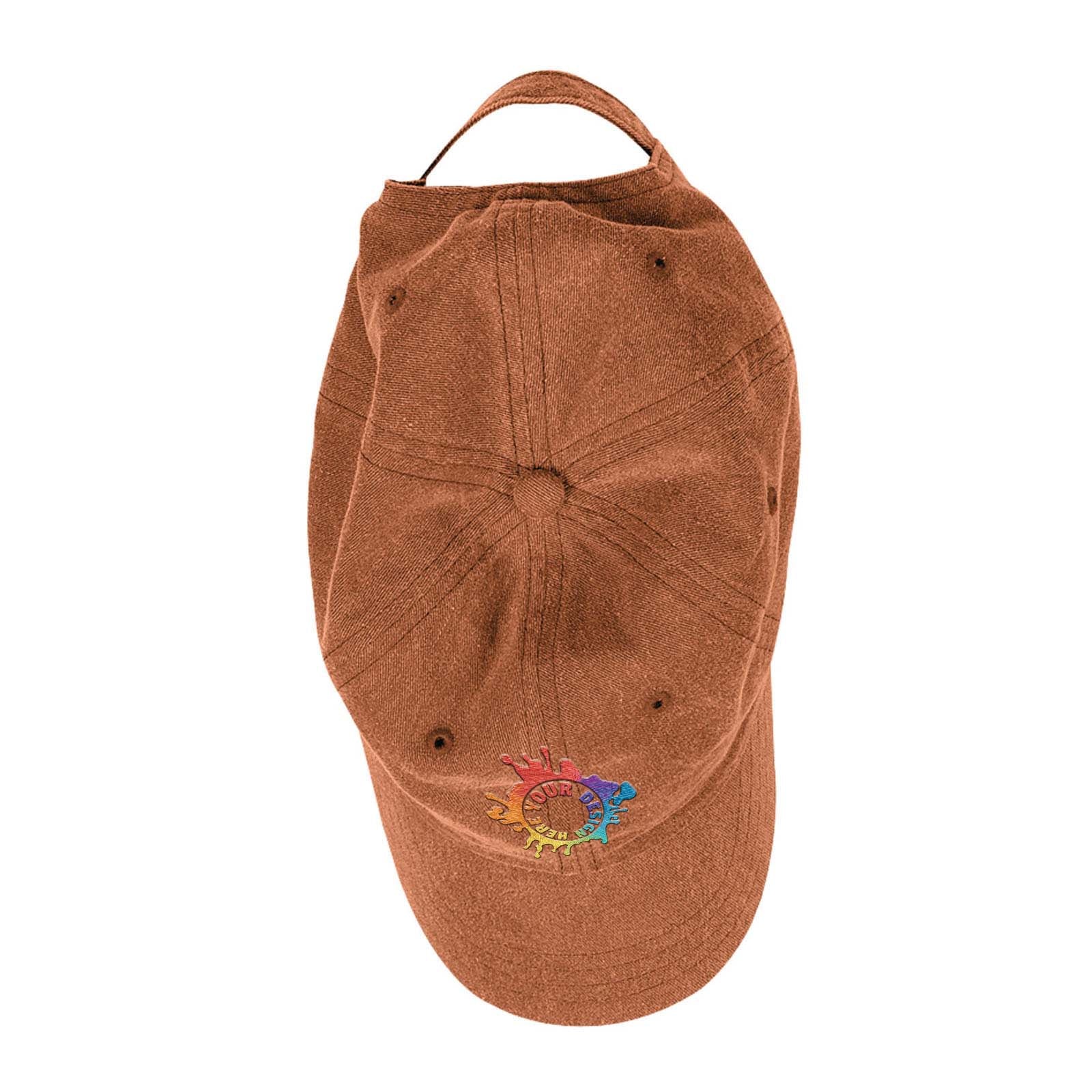 Embroidered Authentic Pigment Pigment-Dyed Baseball Cap - Mato & Hash