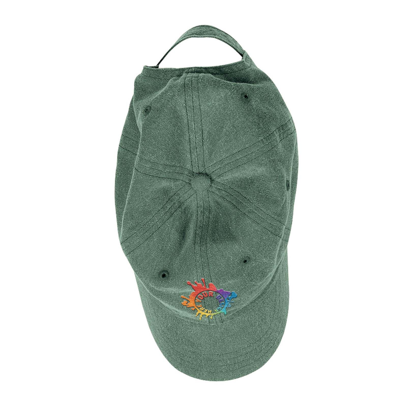 Embroidered Authentic Pigment Pigment-Dyed Baseball Cap - Mato & Hash