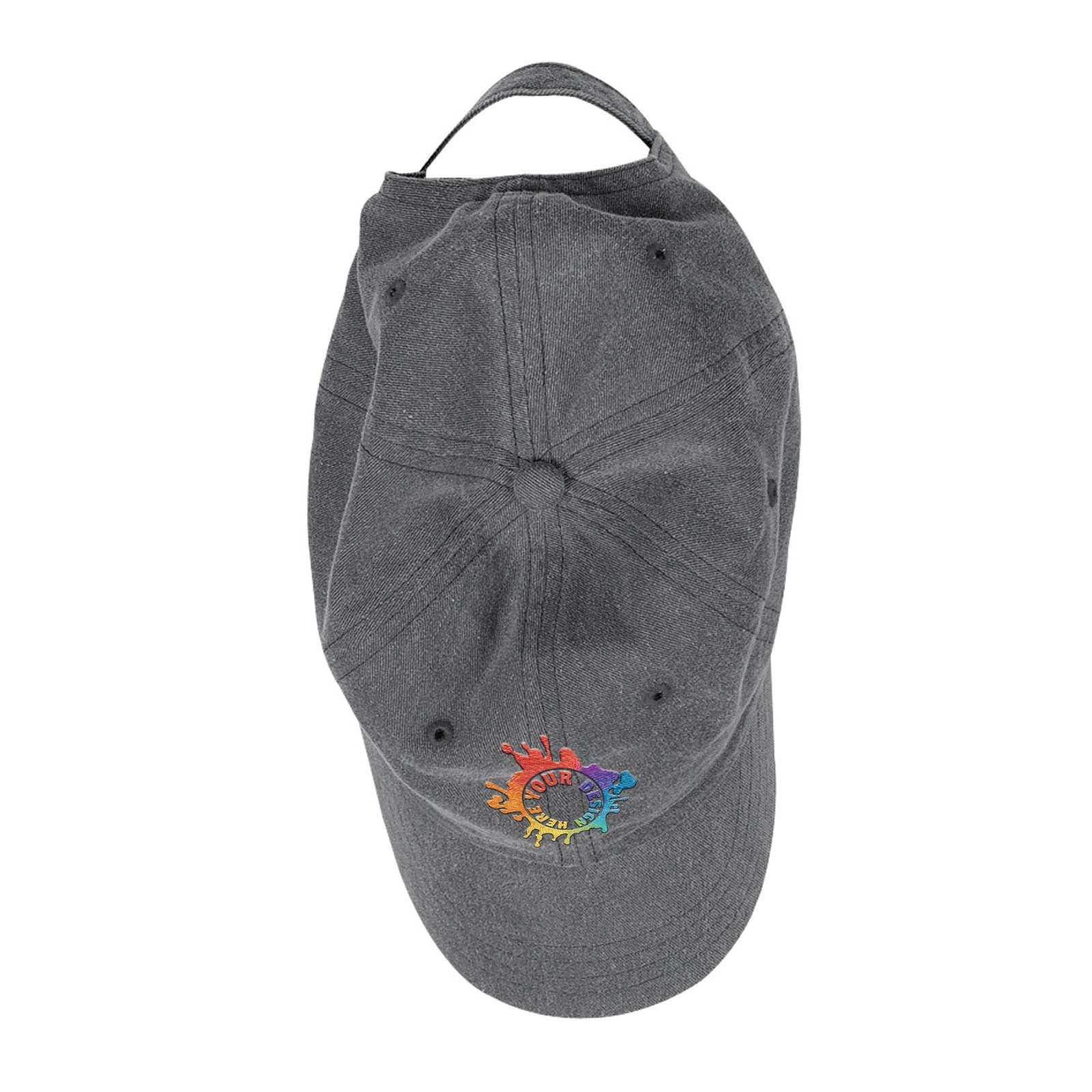 Embroidered Authentic Pigment Pigment-Dyed Baseball Cap - Mato & Hash