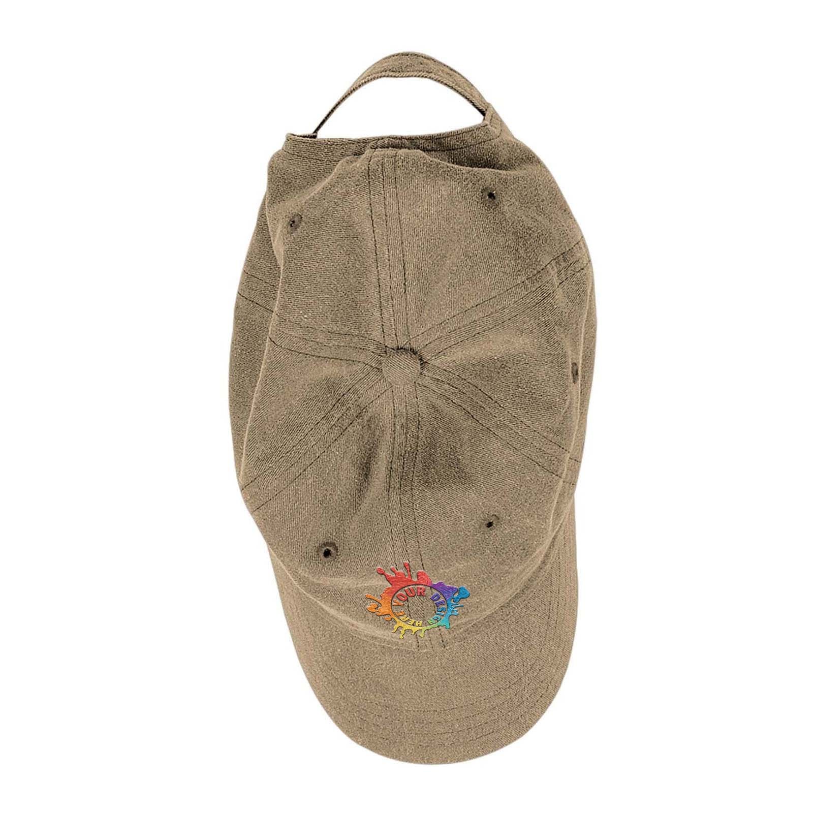 Embroidered Authentic Pigment Pigment-Dyed Baseball Cap - Mato & Hash