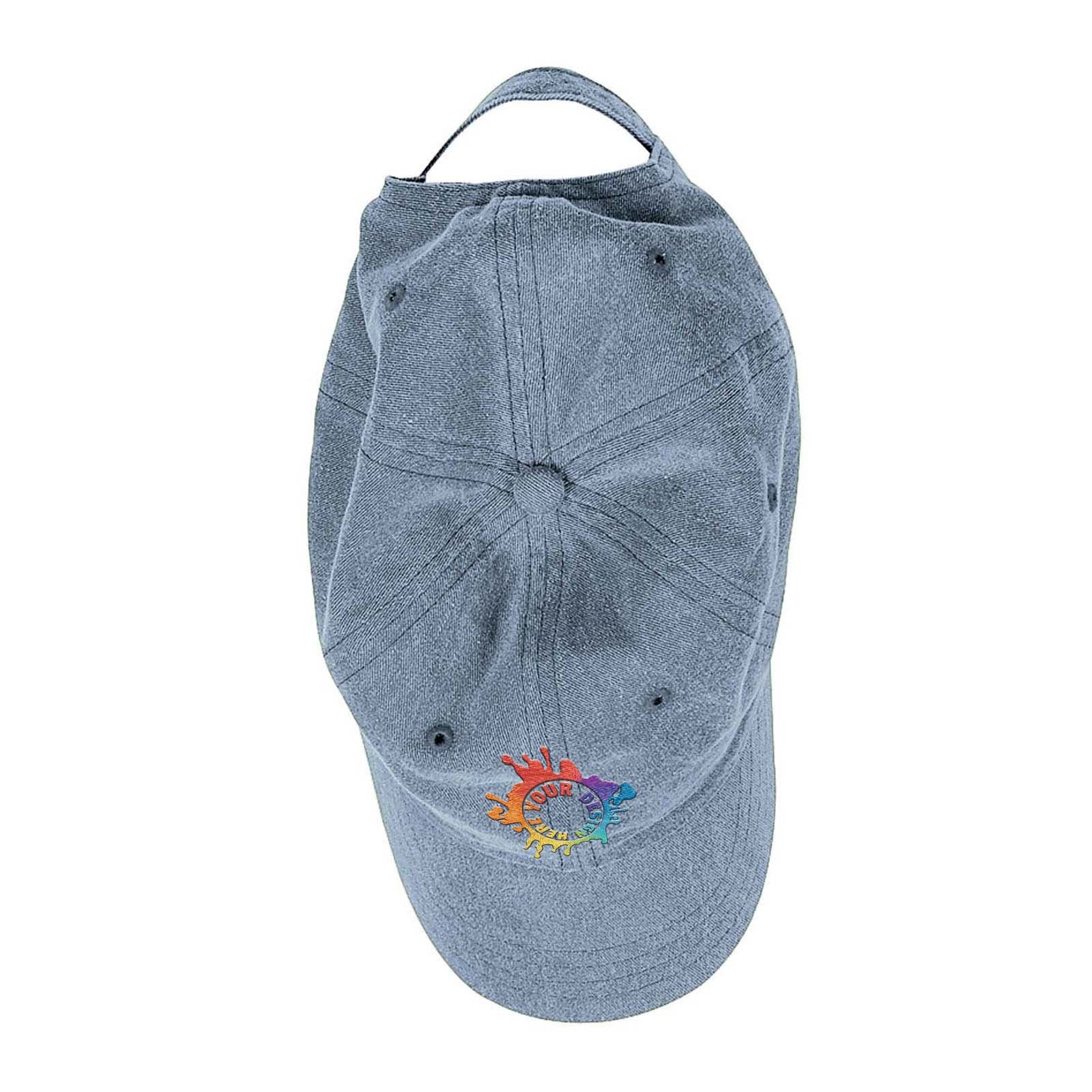 Embroidered Authentic Pigment Pigment-Dyed Baseball Cap - Mato & Hash