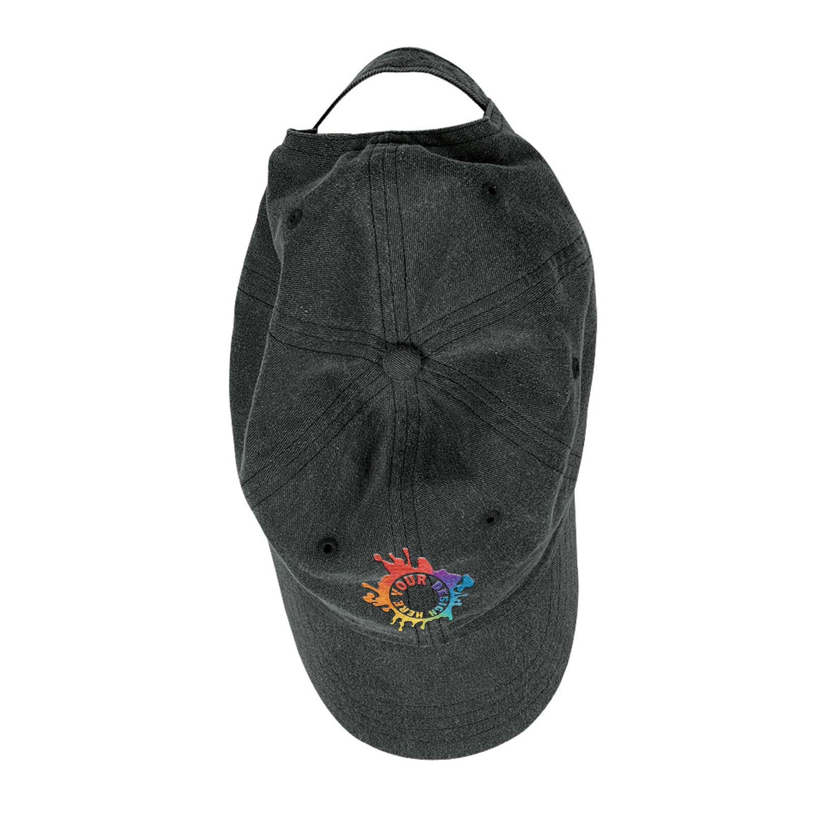 Embroidered Authentic Pigment Pigment-Dyed Baseball Cap - Mato & Hash