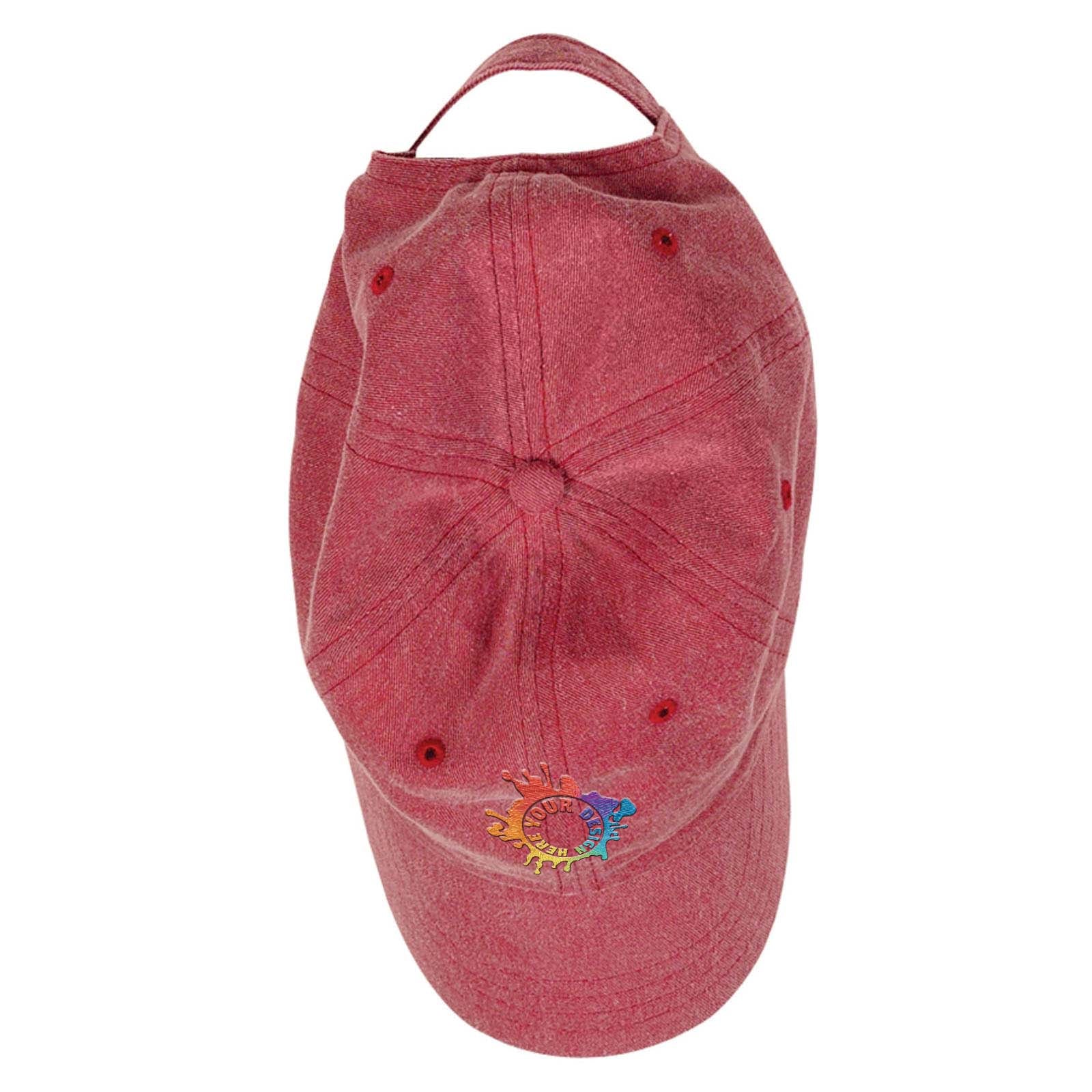 Embroidered Authentic Pigment Pigment-Dyed Baseball Cap - Mato & Hash