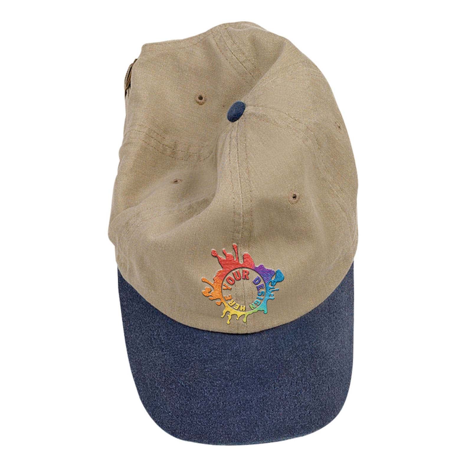 Embroidered Authentic Pigment Pigment-Dyed Baseball Cap - Mato & Hash