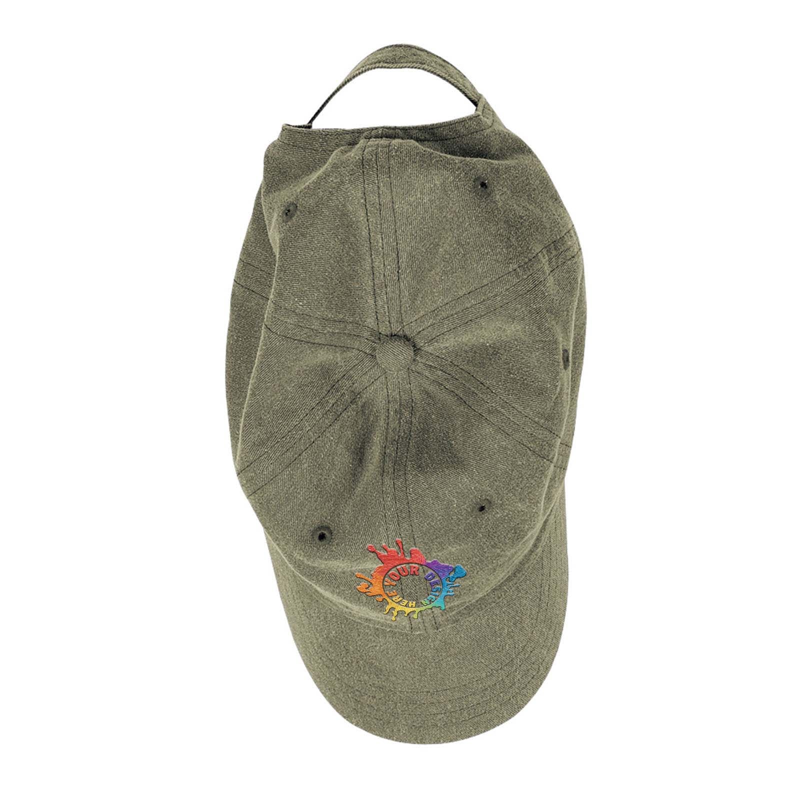 Embroidered Authentic Pigment Pigment-Dyed Baseball Cap - Mato & Hash