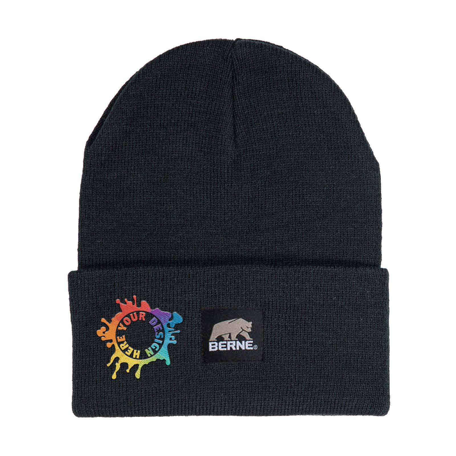 Embroidered Berne Heritage Knit Cuff Cap - Mato & Hash