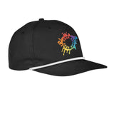 Embroidered Big Accessories 5-Panel Golf Cap - Mato & Hash