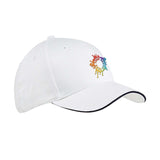 Embroidered Big Accessories 6-Panel Twill Sandwich Baseball Cap - Mato & Hash