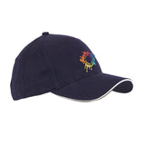 Embroidered Big Accessories 6-Panel Twill Sandwich Baseball Cap - Mato & Hash