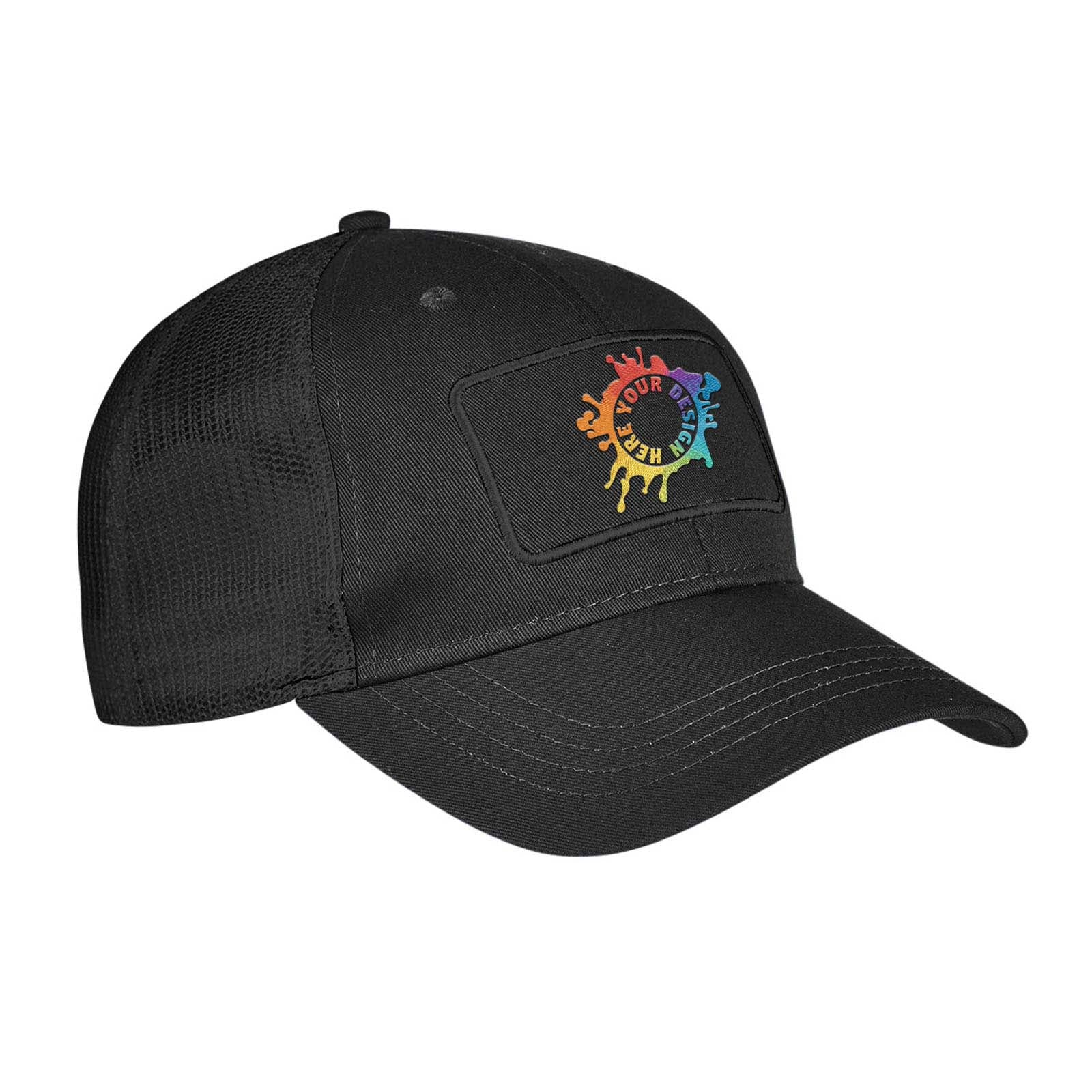Embroidered Big Accessories Patch Trucker Cap - Mato & Hash