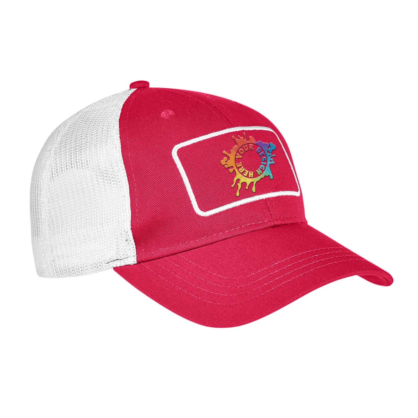 Embroidered Big Accessories Patch Trucker Cap - Mato & Hash