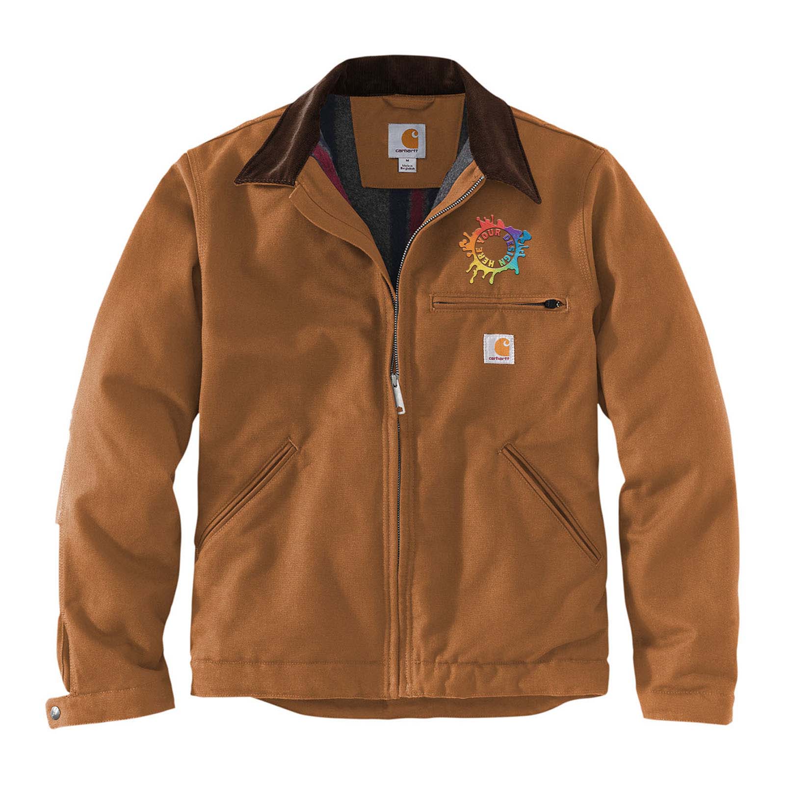 Embroidered Carhartt® Duck Detroit Jacket - Mato & Hash