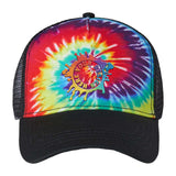 Embroidered Colortone Tie-Dyed 5-Panel Trucker Cap - Mato & Hash