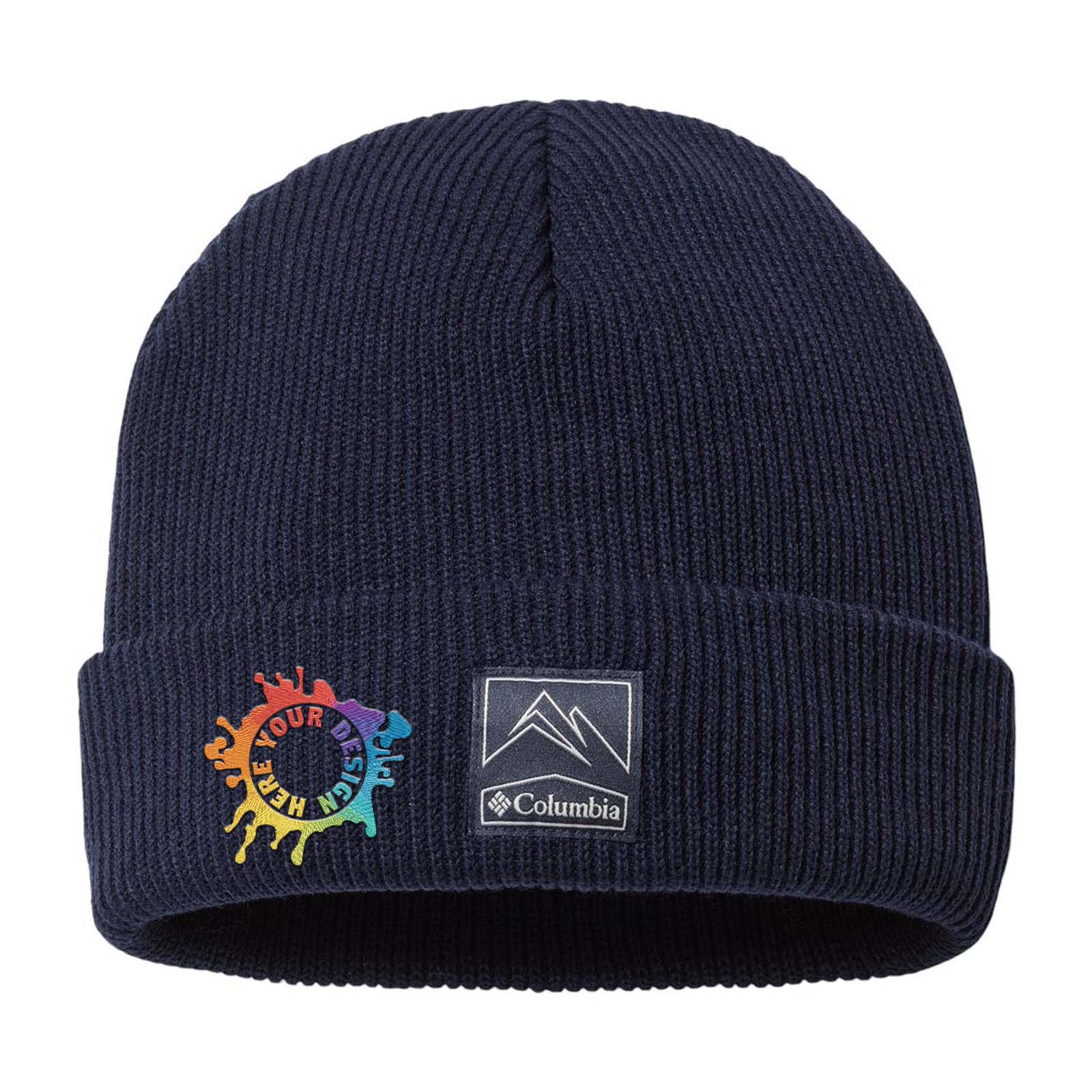 Embroidered Columbia - Whirlibird™ Cuffed Beanie - Mato & Hash