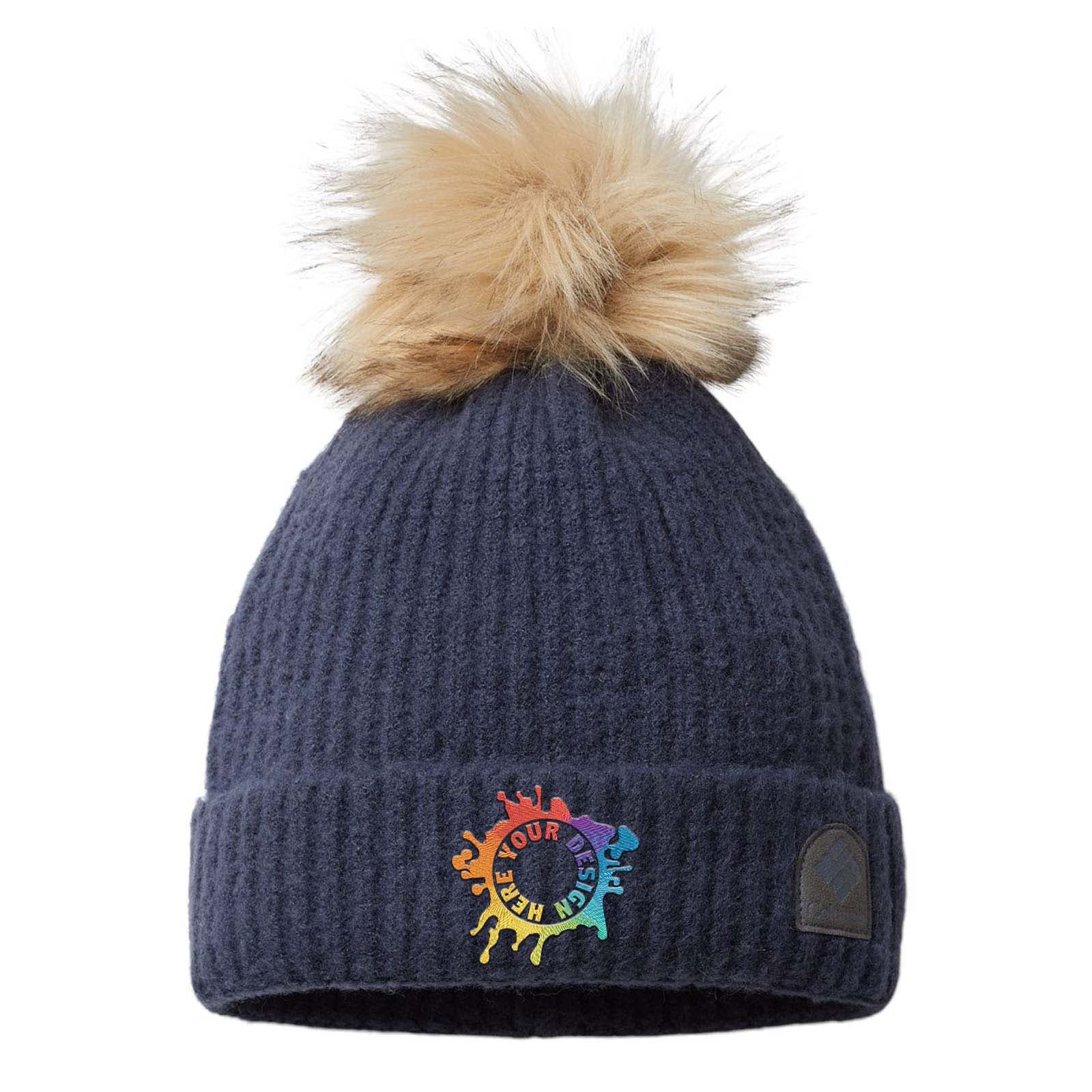 Embroidered Columbia Winter Blur™ Pom Pom Beanie - Mato & Hash