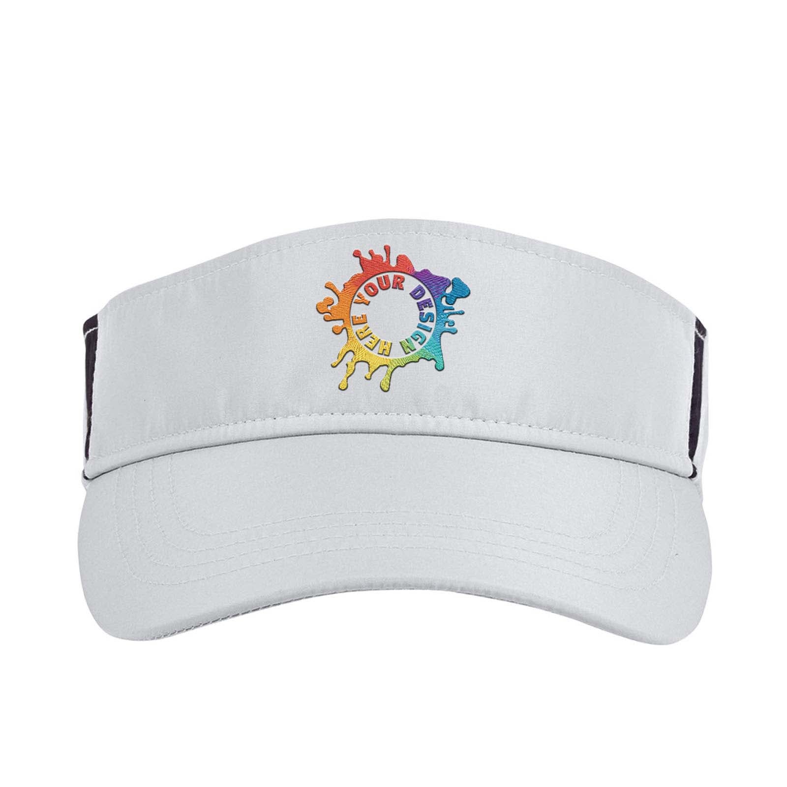 Embroidered CORE365 Adult Drive Performance Visor - Mato & Hash