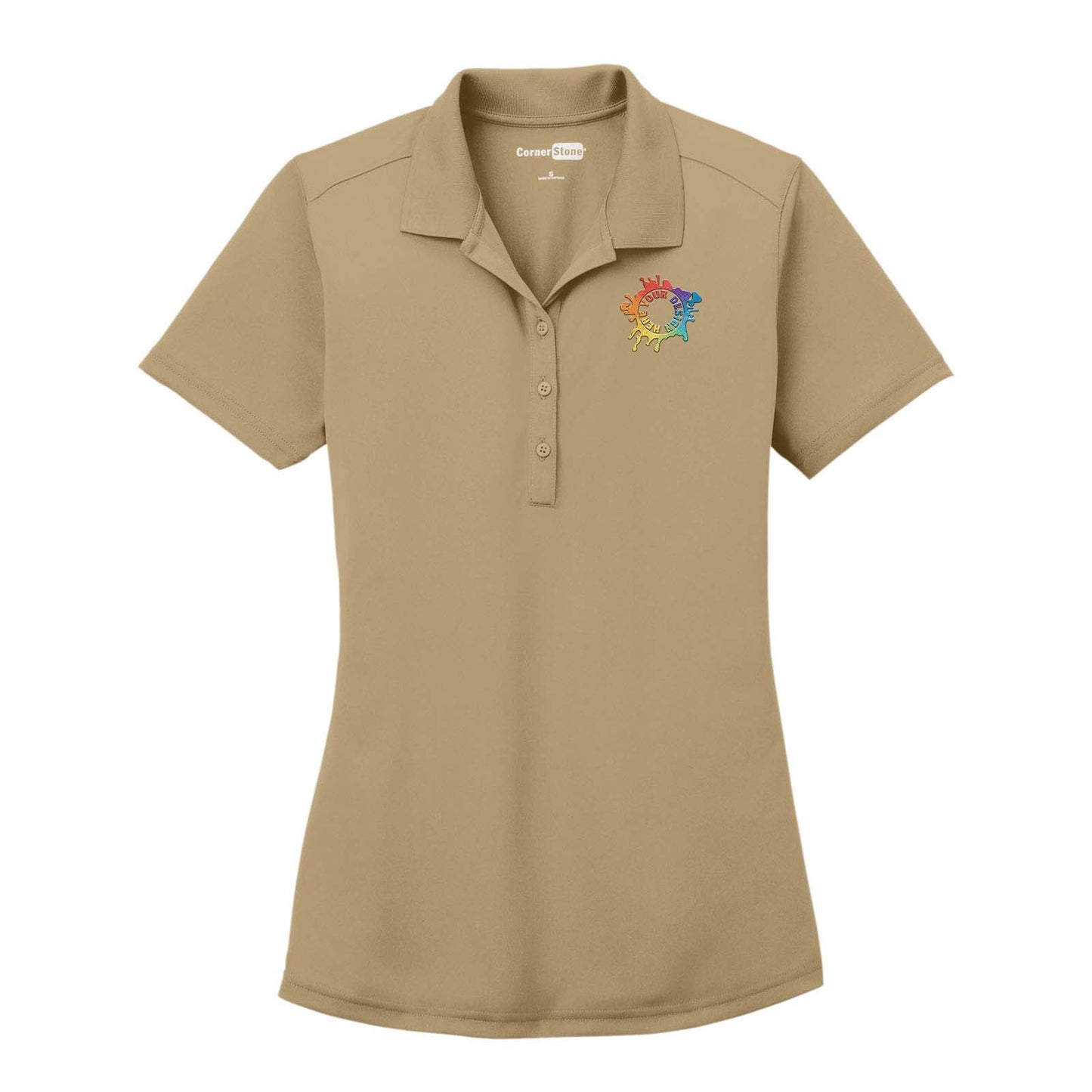 Embroidered CornerStone® Ladies Select Lightweight Snag-Proof Polo - Mato & Hash