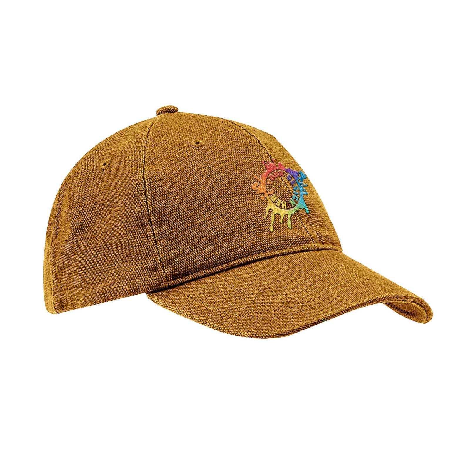 Embroidered econscious Washed Hemp Blend Baseball Cap - Mato & Hash