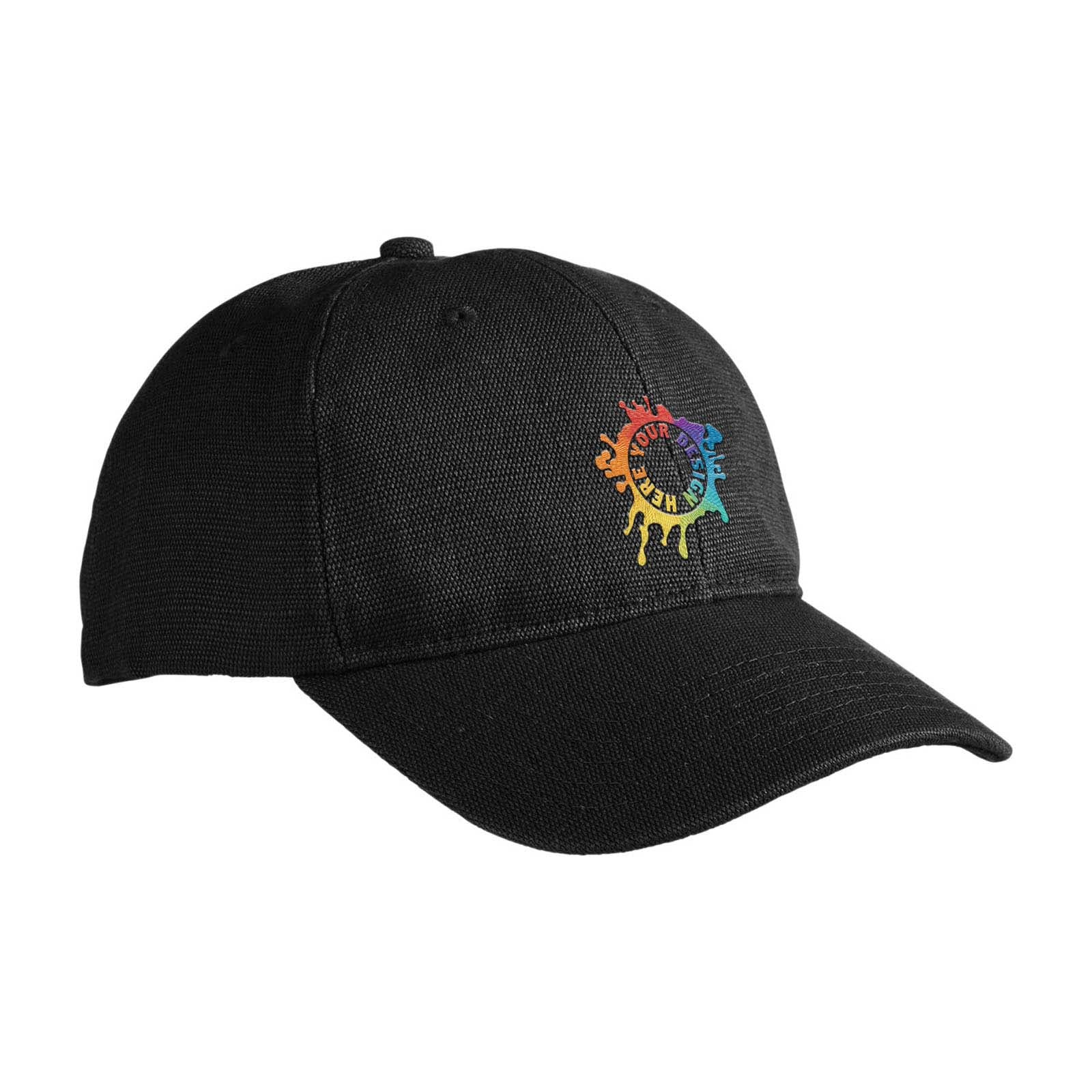 Embroidered econscious Washed Hemp Blend Baseball Cap - Mato & Hash