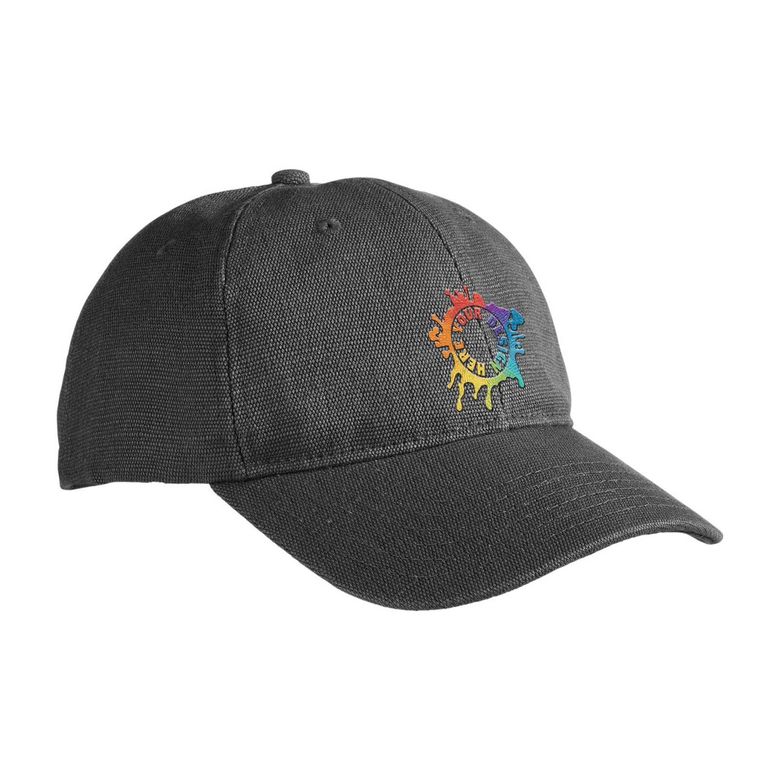 Embroidered econscious Washed Hemp Blend Baseball Cap - Mato & Hash