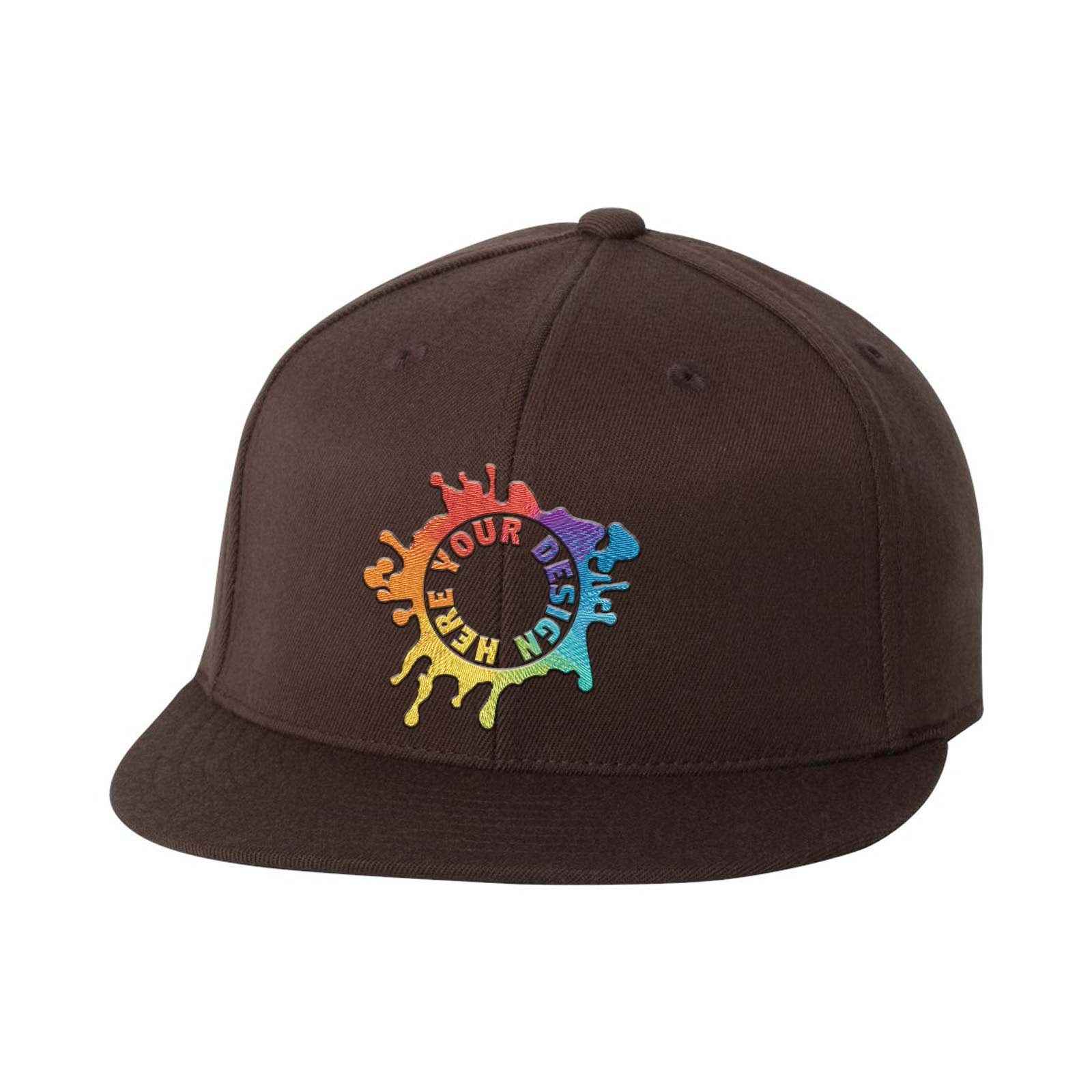 Embroidered Flexfit 210® Flat Bill Cap - Mato & Hash