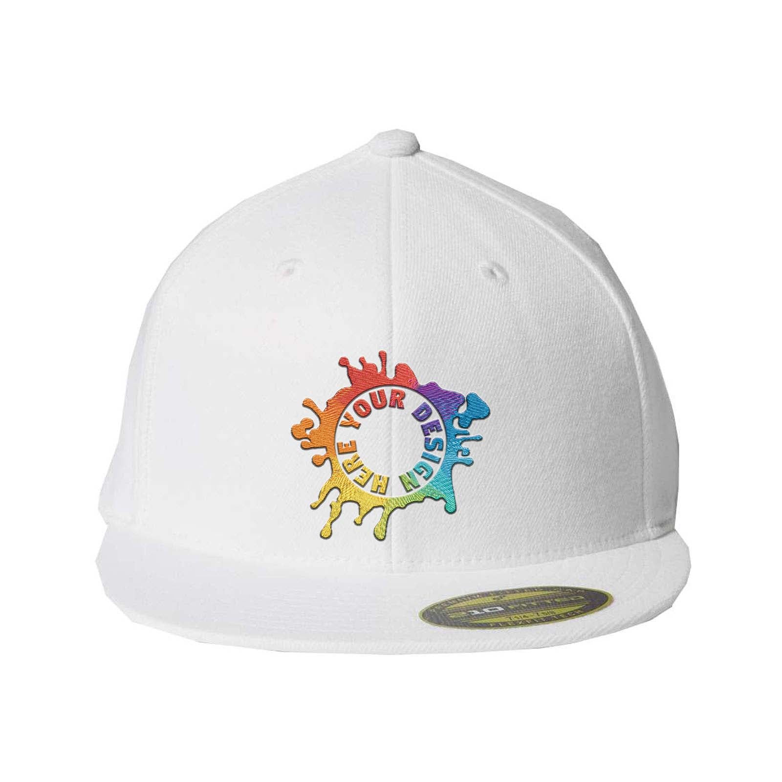Embroidered Flexfit 210® Flat Bill Cap - Mato & Hash