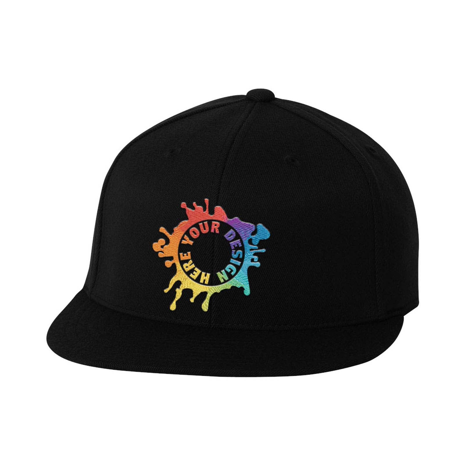 Embroidered Flexfit 210® Flat Bill Cap - Mato & Hash