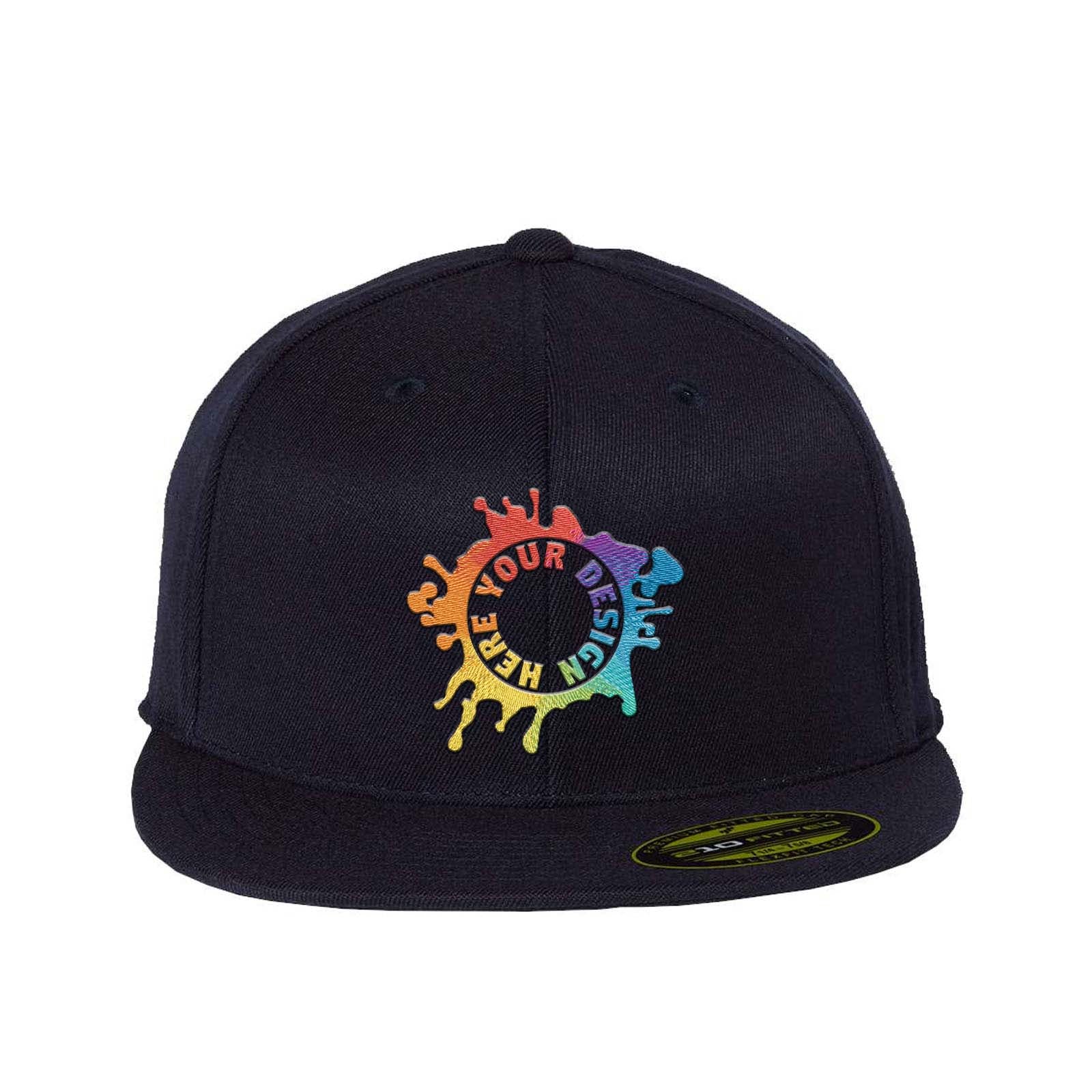 Embroidered Flexfit 210® Flat Bill Cap - Mato & Hash