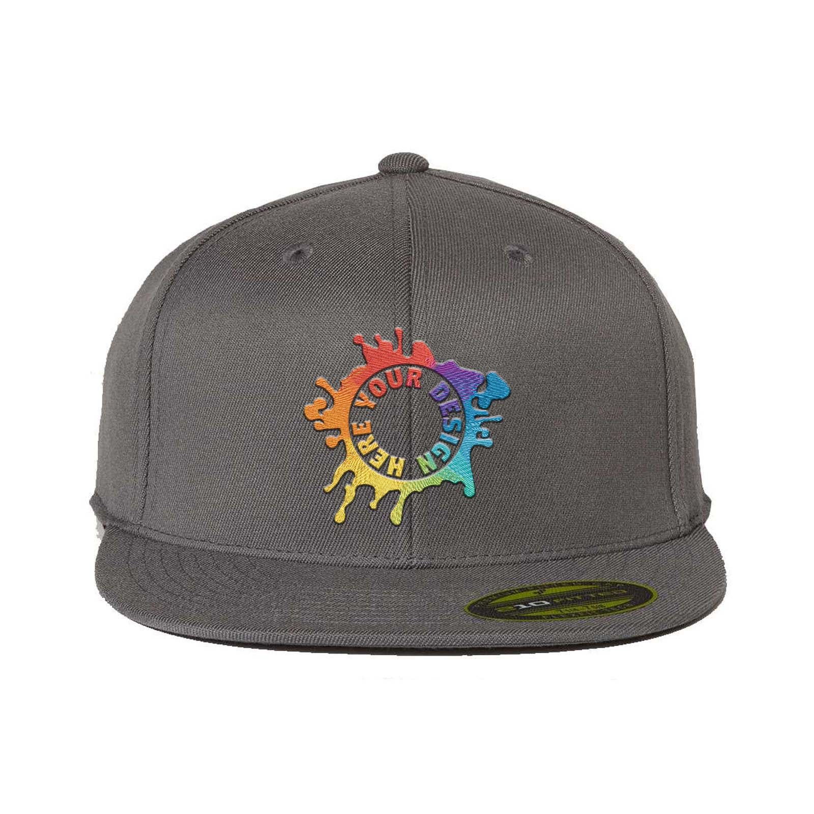 Embroidered Flexfit 210® Flat Bill Cap - Mato & Hash