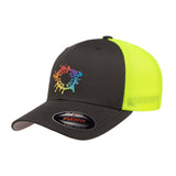 Embroidered Flexfit Adult 6-Panel Trucker Cap - Mato & Hash
