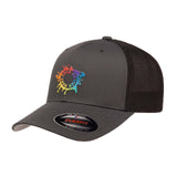 Embroidered Flexfit Adult 6-Panel Trucker Cap - Mato & Hash