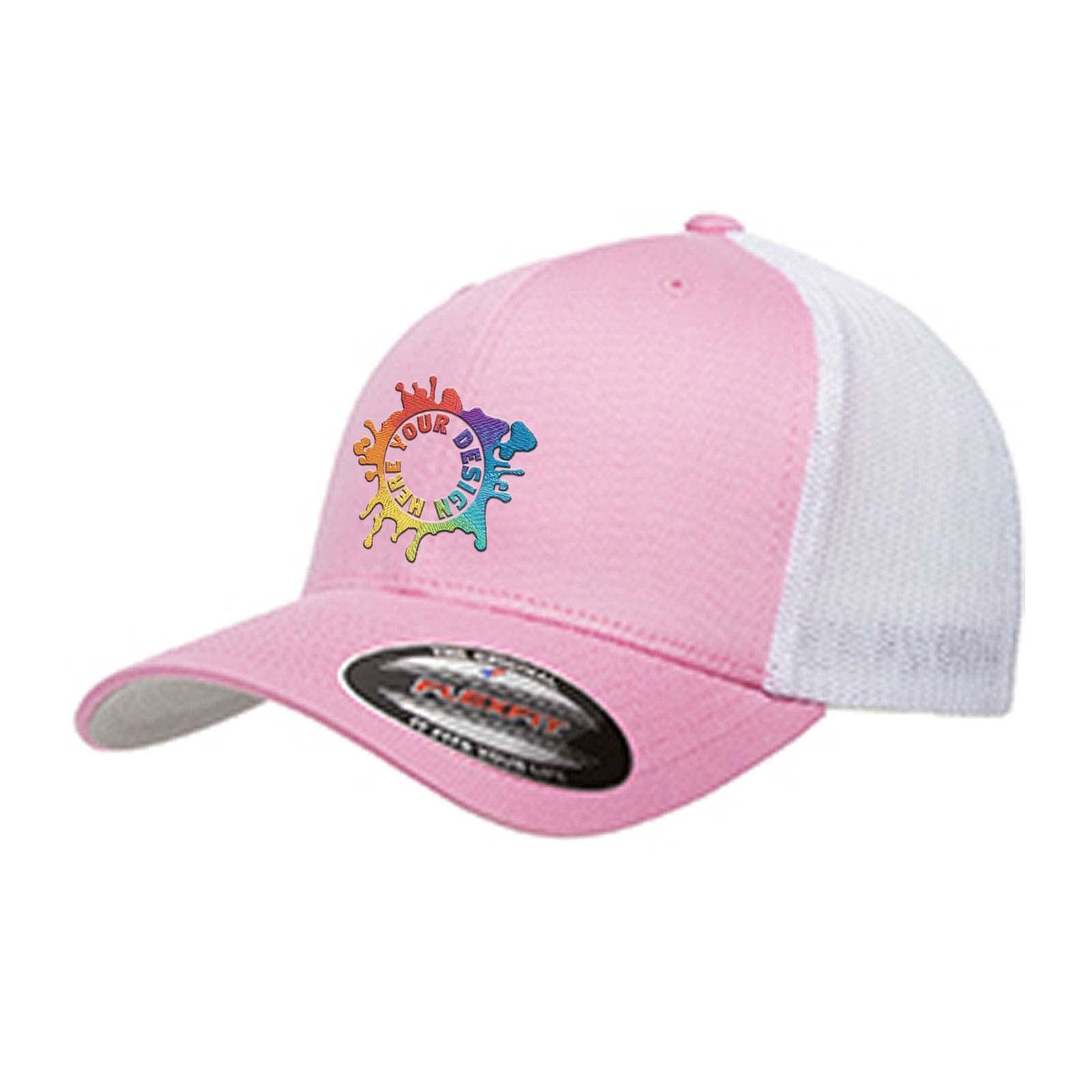 Embroidered Flexfit Adult 6-Panel Trucker Cap - Mato & Hash