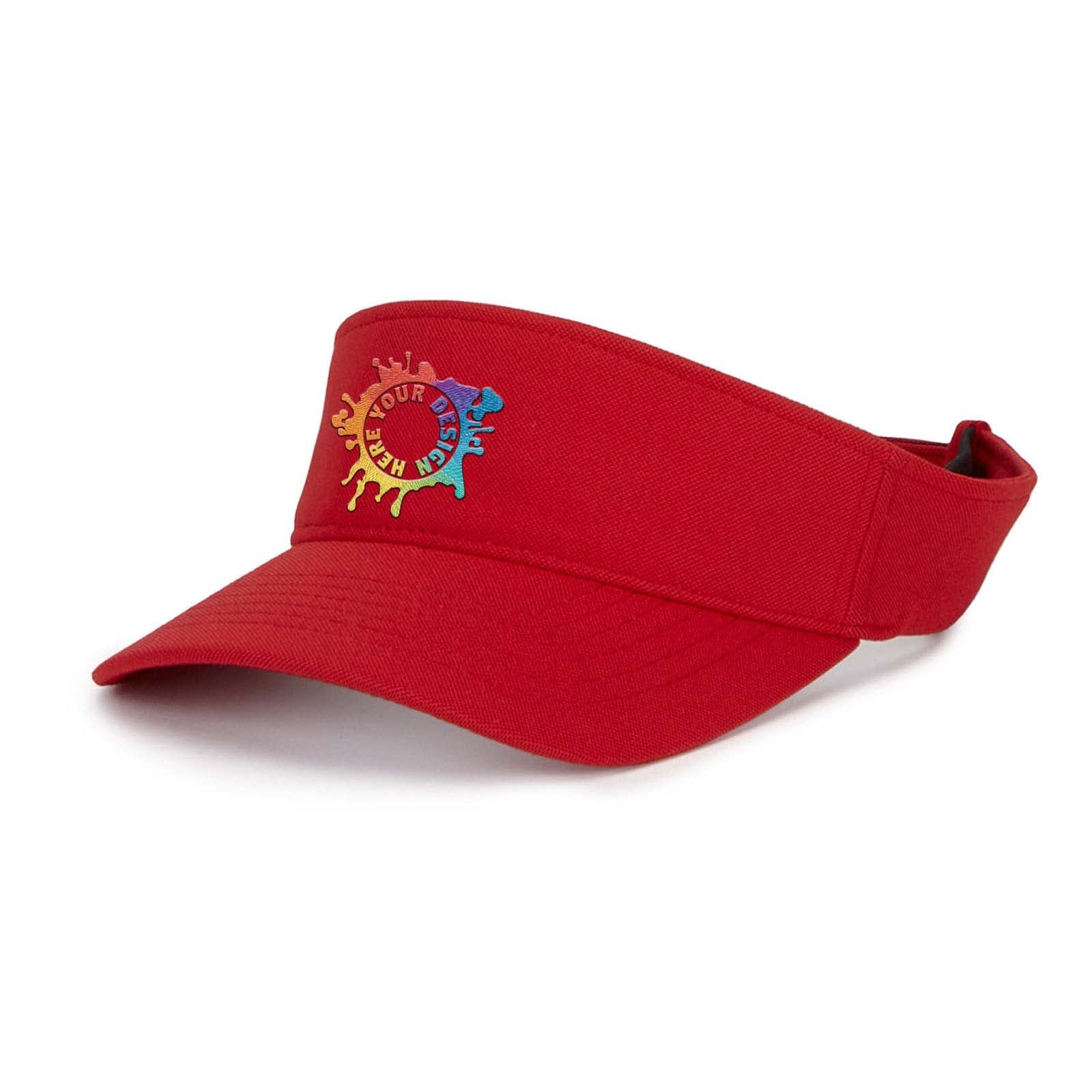 Embroidered Flexfit Adult Cool & Dry Visor - Mato & Hash