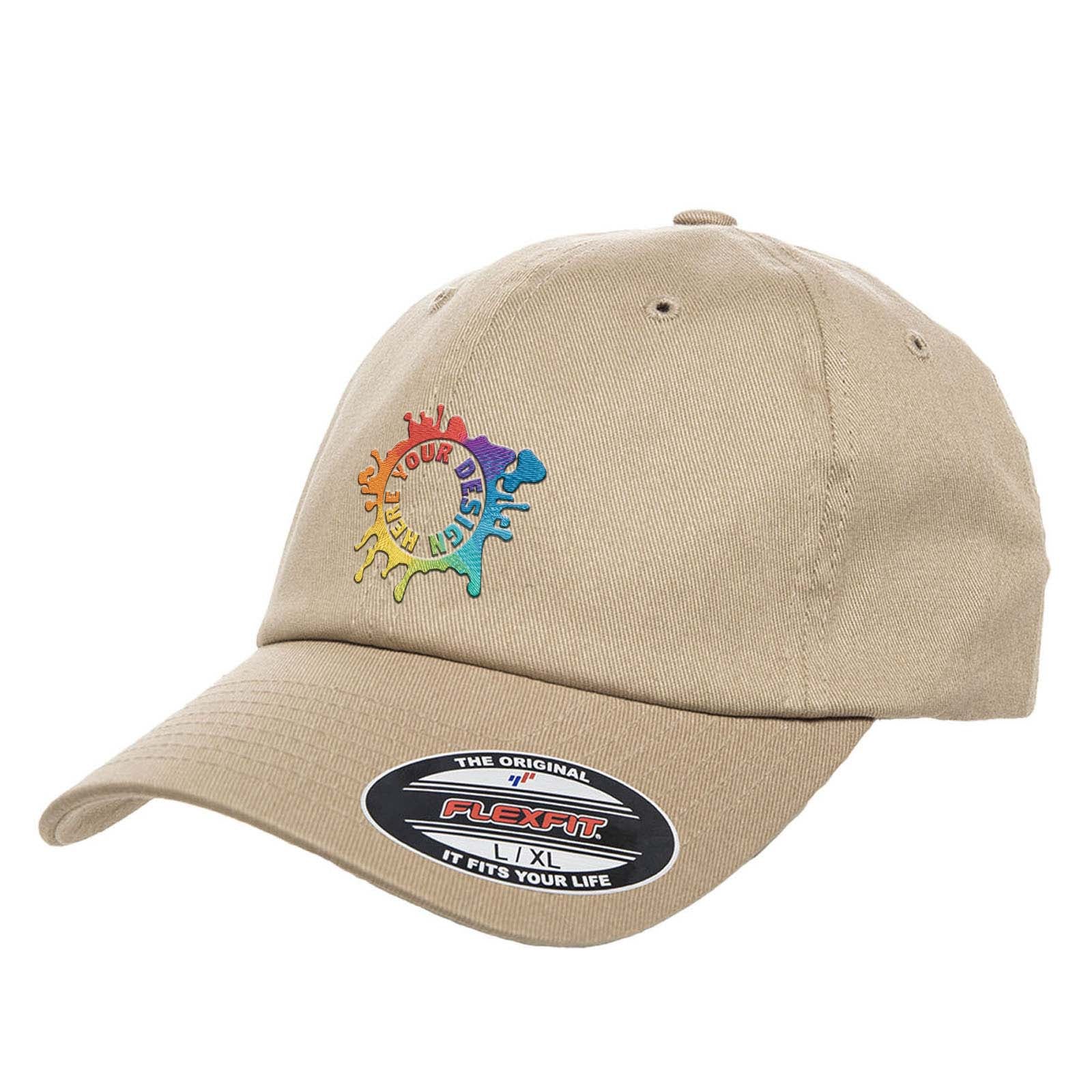Embroidered Flexfit Cotton Twill Dad Cap - Mato & Hash