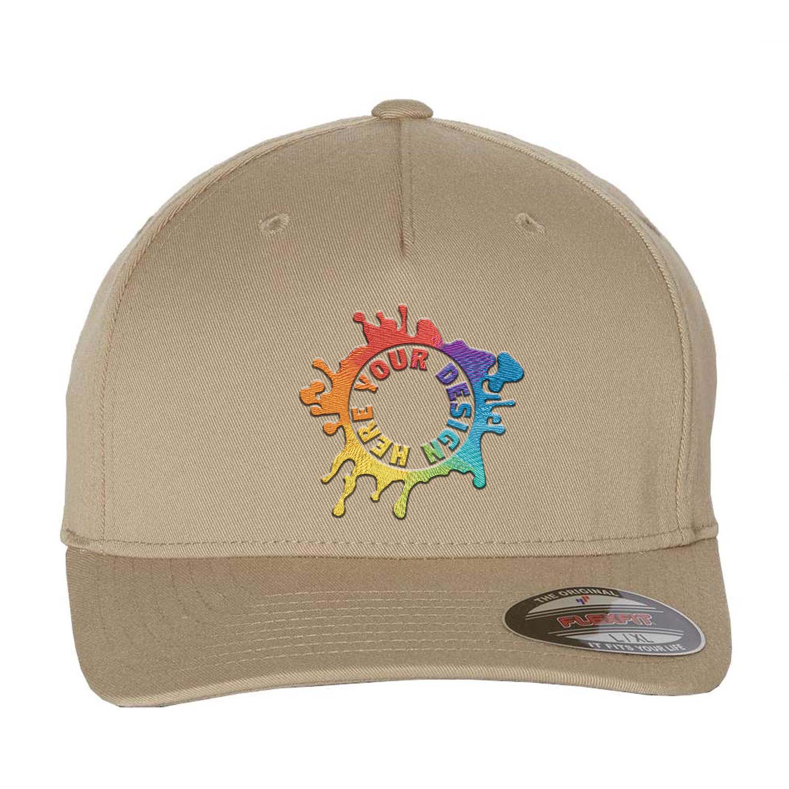 Embroidered Flexfit Five Panel Cap - Mato & Hash
