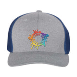 Embroidered Flexfit Mélange Trucker Cap - Mato & Hash