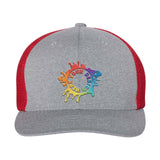Embroidered Flexfit Mélange Trucker Cap - Mato & Hash