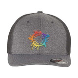 Embroidered Flexfit Mélange Trucker Cap - Mato & Hash