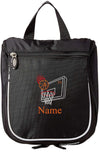 Embroidered Hanging Toiletry Bag – Custom Dopp Kit/Shaving Kit - Basketball - Mato & Hash