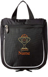 Embroidered Hanging Toiletry Bag – Custom Dopp Kit/Shaving Kit - Basketball - Mato & Hash