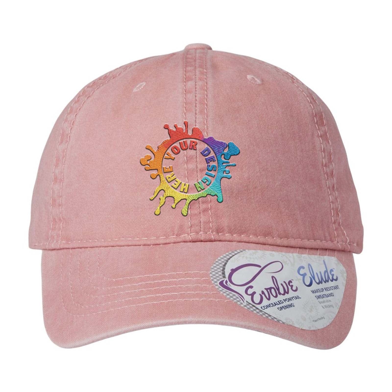 Embroidered Infinity Her Women's Pigment-Dyed Fashion Undervisor Cap - Mato & Hash