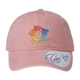 Embroidered Infinity Her Women's Pigment-Dyed Fashion Undervisor Cap - Mato & Hash