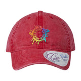 Embroidered Infinity Her Women's Pigment-Dyed Fashion Undervisor Cap - Mato & Hash