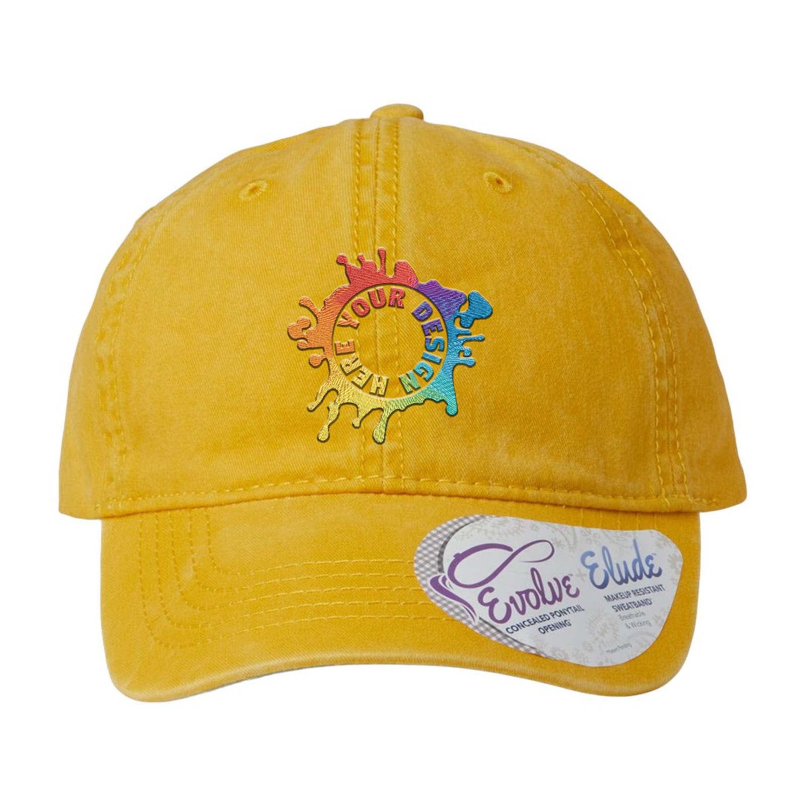 Embroidered Infinity Her Women's Pigment-Dyed Fashion Undervisor Cap - Mato & Hash