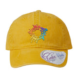 Embroidered Infinity Her Women's Pigment-Dyed Fashion Undervisor Cap - Mato & Hash