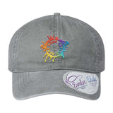 Embroidered Infinity Her Women's Pigment-Dyed Fashion Undervisor Cap - Mato & Hash