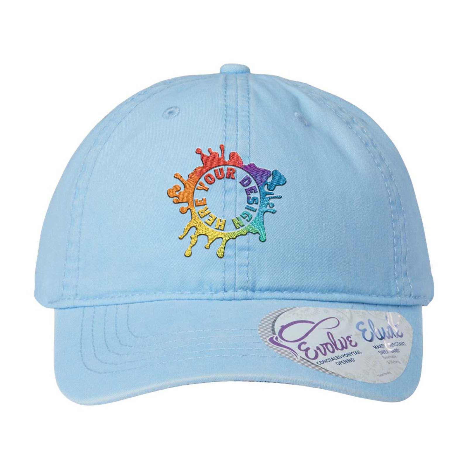 Embroidered Infinity Her Women's Pigment-Dyed Fashion Undervisor Cap - Mato & Hash