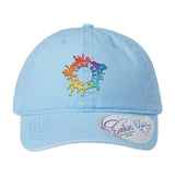 Embroidered Infinity Her Women's Pigment-Dyed Fashion Undervisor Cap - Mato & Hash